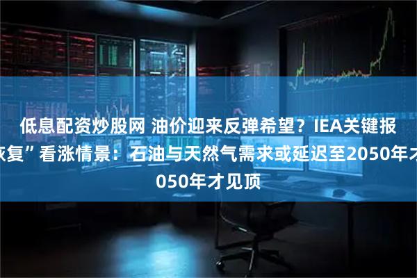 低息配资炒股网 油价迎来反弹希望？IEA关键报告“恢复”看涨情景：石油与天然气需求或延迟至2050年才见顶